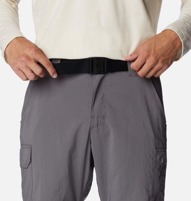 Grey Columbia Silver Ridge Utility Convertible Men's Pants | 51764MVRA