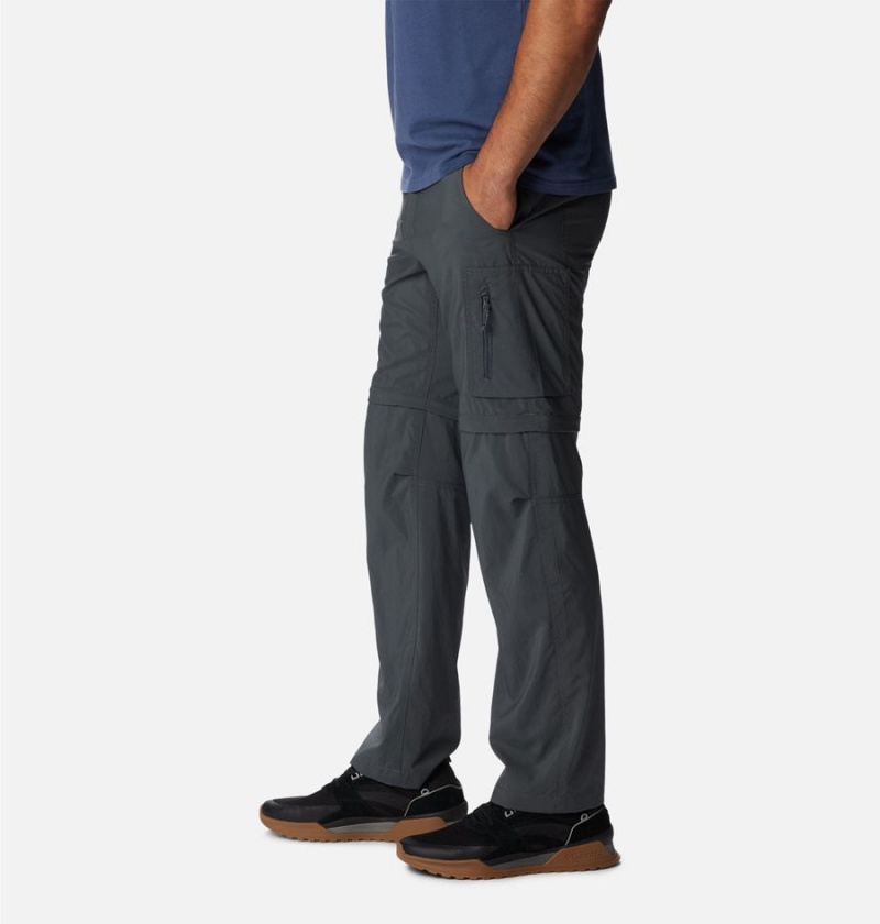 Grey Columbia Silver Ridge Utility Convertible Men's Pants | 04157ROQF