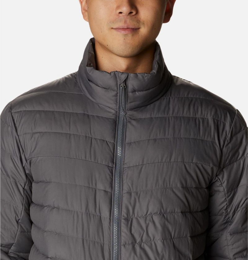 Grey Columbia Slope Edge Insulated Men's Puffer Jacket | 41653GIQZ