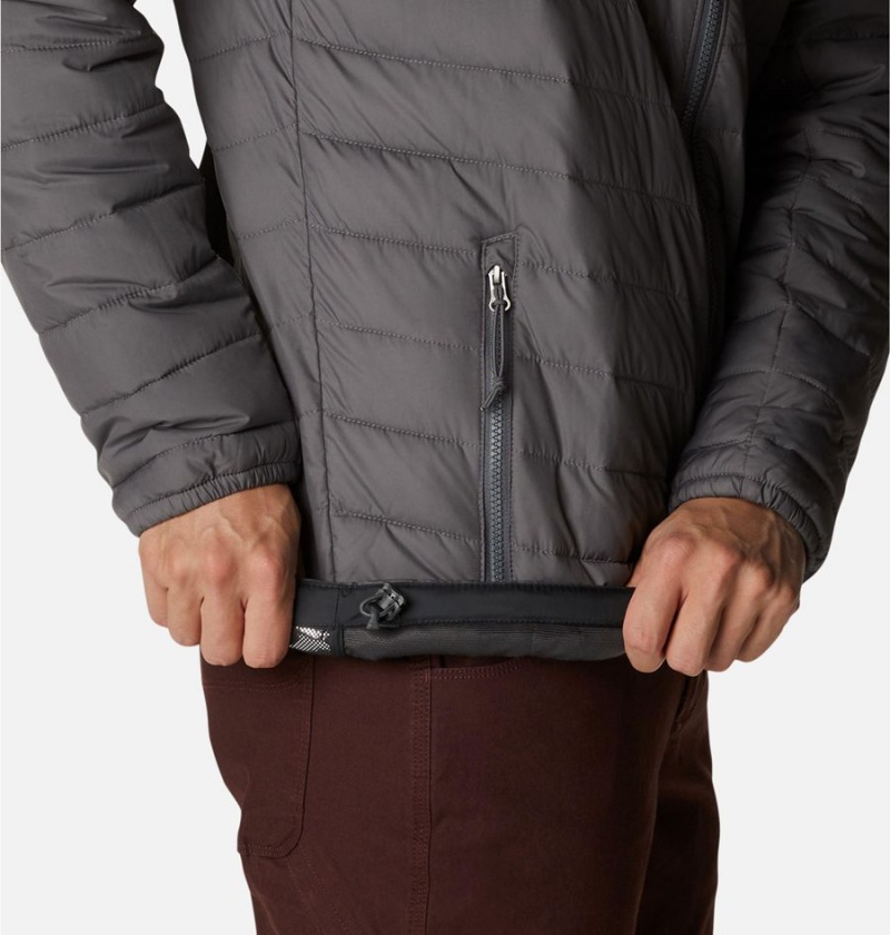 Grey Columbia Slope Edge Insulated Men's Puffer Jacket | 41653GIQZ