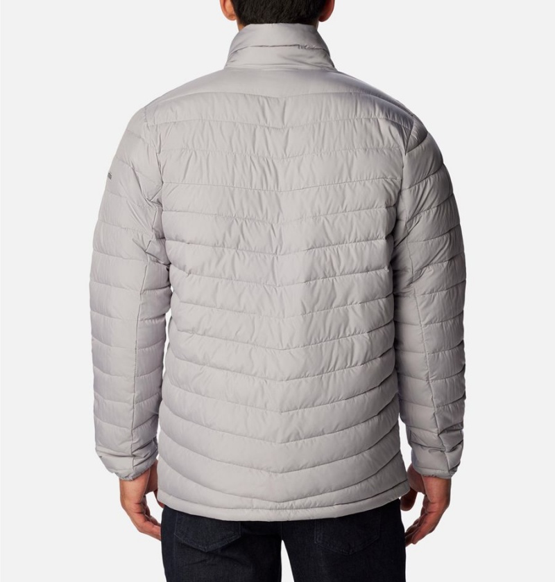 Grey Columbia Slope Edge Insulated Men's Puffer Jacket | 57268WEOL