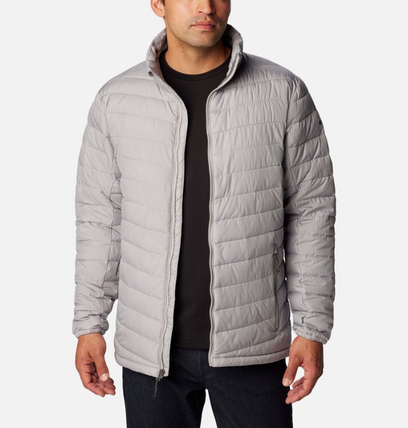 Grey Columbia Slope Edge Insulated Men's Puffer Jacket | 57268WEOL