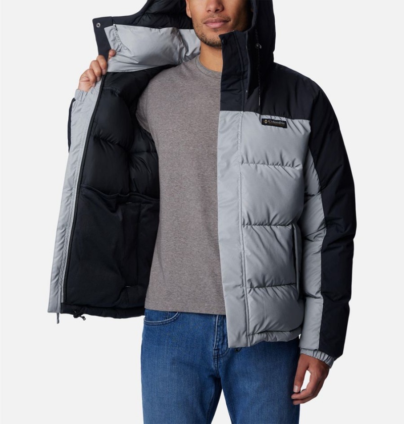 Grey Columbia Snowqualmie Insulated Men's Puffer Jacket | 64132VYTS