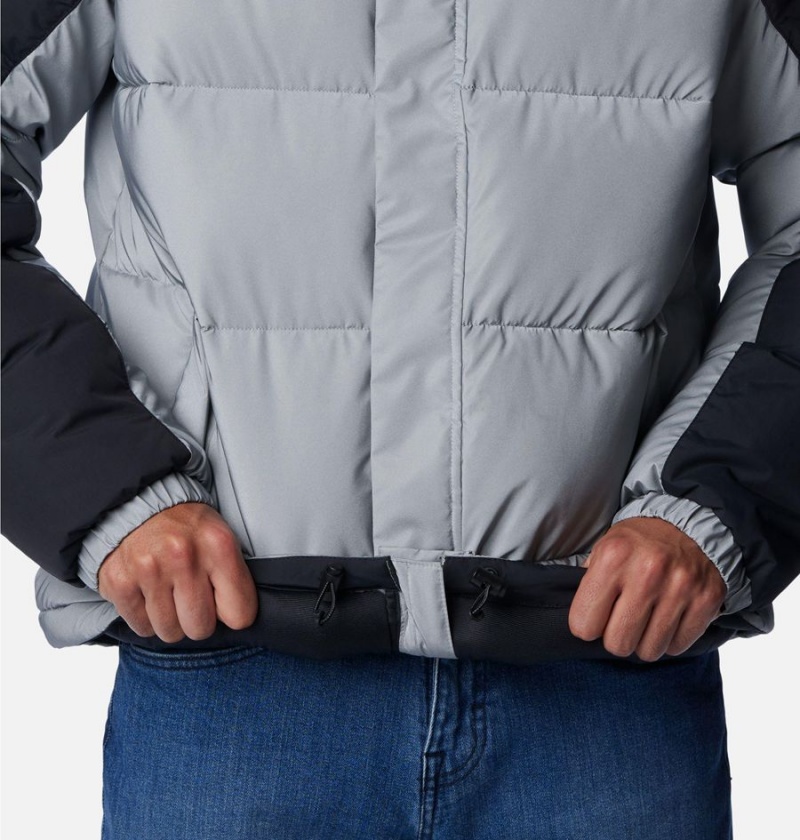 Grey Columbia Snowqualmie Insulated Men's Puffer Jacket | 64132VYTS