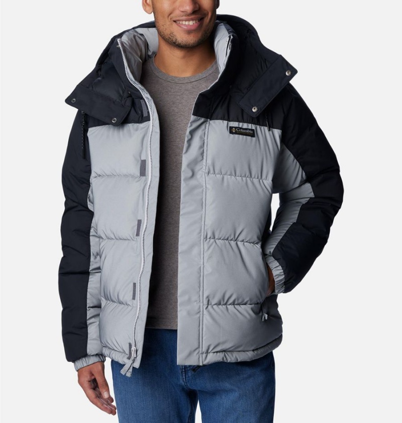 Grey Columbia Snowqualmie Insulated Men's Puffer Jacket | 64132VYTS