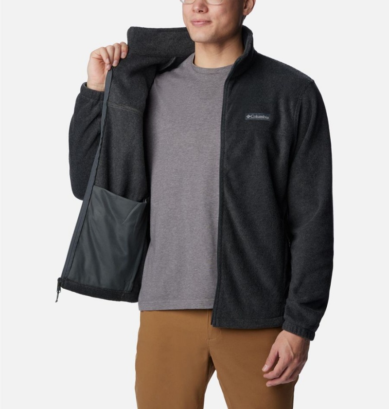 Grey Columbia Steens Mountain 2.0 Full Zip Men's Fleece Jacket | 75304BOFZ