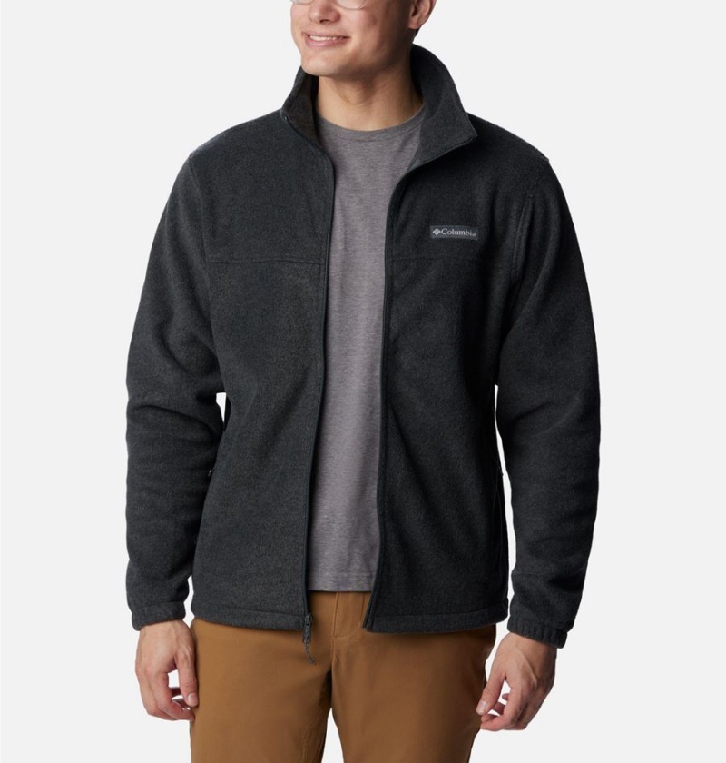 Grey Columbia Steens Mountain 2.0 Full Zip Men's Fleece Jacket | 75304BOFZ