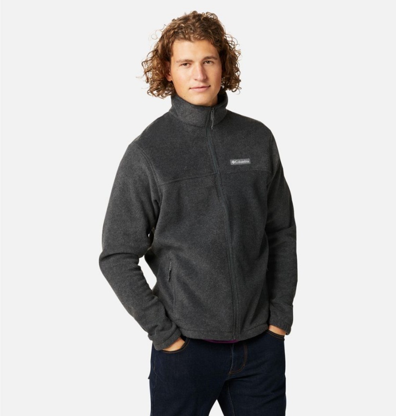 Grey Columbia Steens Mountain 2.0 Full Zip Men's Fleece Jacket | 75304BOFZ