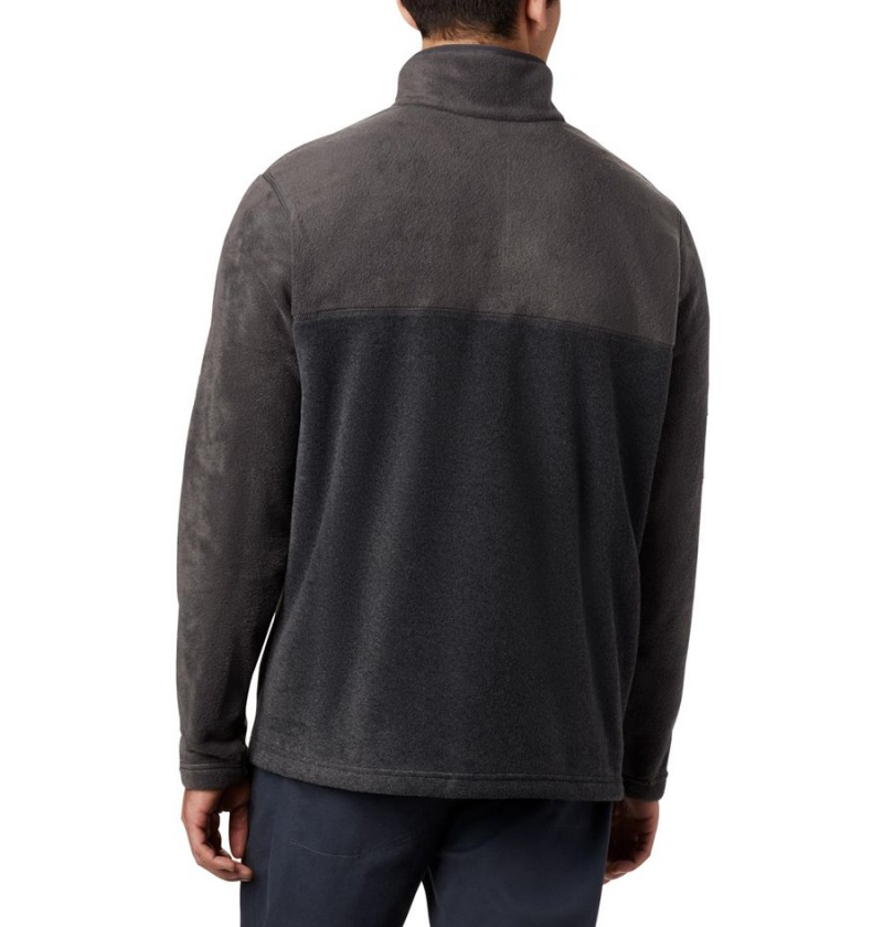 Grey Columbia Steens Mountain Half Snap Fleece Men's Pullover | 82531YZWK