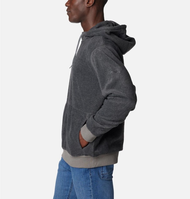 Grey Columbia Steens Mountain Men's Hoodie | 82417MXKE