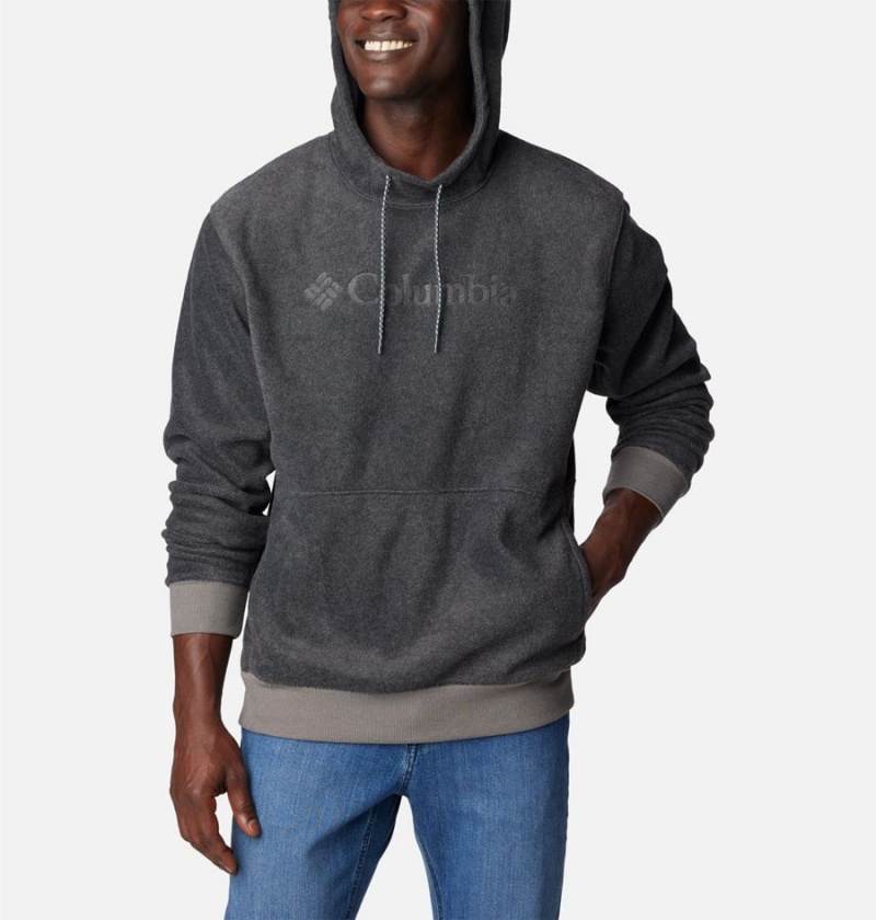 Grey Columbia Steens Mountain Men's Hoodie | 82417MXKE