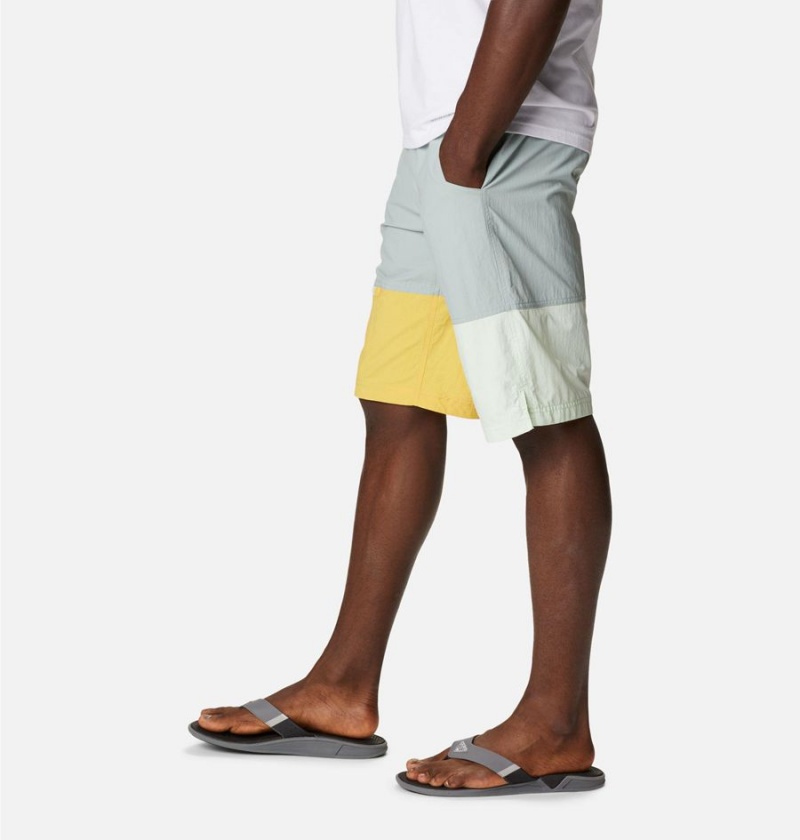 Grey Columbia Summerdry Belted Men's Shorts | 68217DNPM