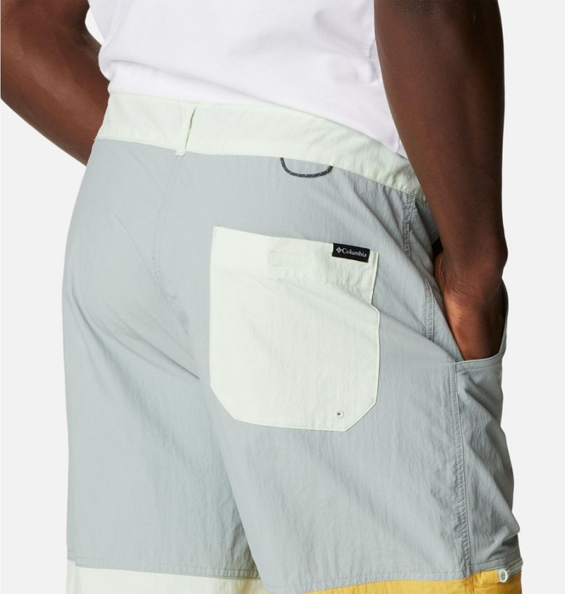 Grey Columbia Summerdry Belted Men's Shorts | 68217DNPM