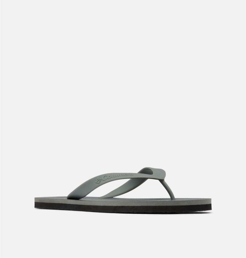 Grey Columbia Sun Trek Flip Flop Men's Sandals | 84213EHCY