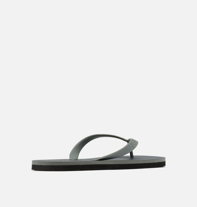 Grey Columbia Sun Trek Flip Flop Men's Sandals | 84213EHCY