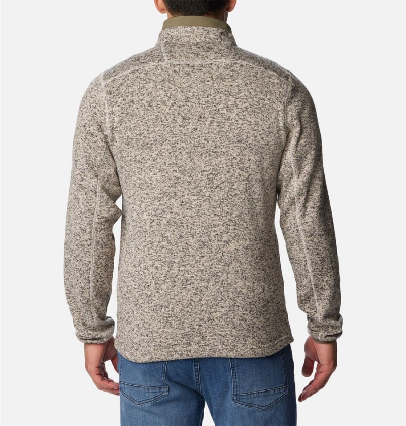 Grey Columbia Sweater Weather Fleece Half Zip Men's Pullover | 81275DZIA