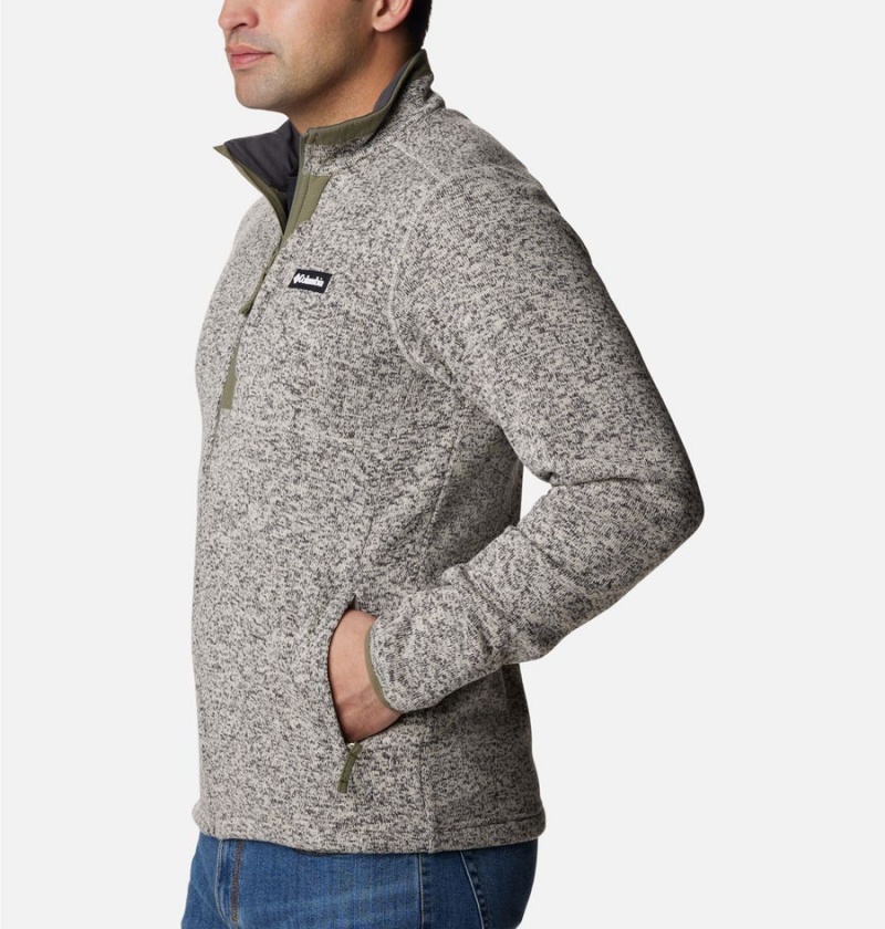 Grey Columbia Sweater Weather Full Zip Men's Fleece Jacket | 80942KOHI