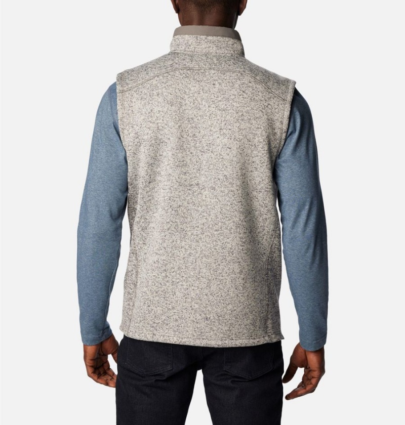 Grey Columbia Sweater Weather Men's Vest | 28079YKZM