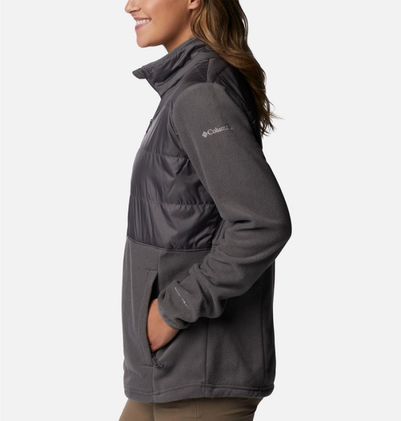 Grey Columbia Tamarancho Full Zip Women's Fleece Jacket | 60874COBT