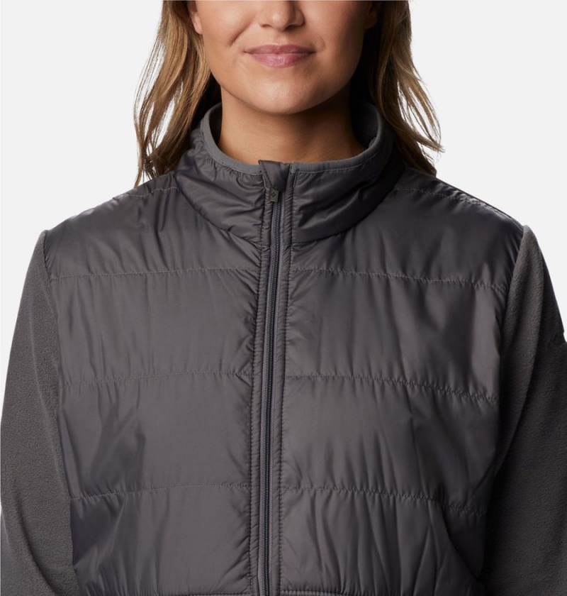 Grey Columbia Tamarancho Full Zip Women's Fleece Jacket | 60874COBT