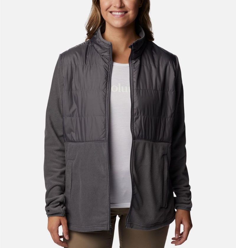 Grey Columbia Tamarancho Full Zip Women's Fleece Jacket | 60874COBT