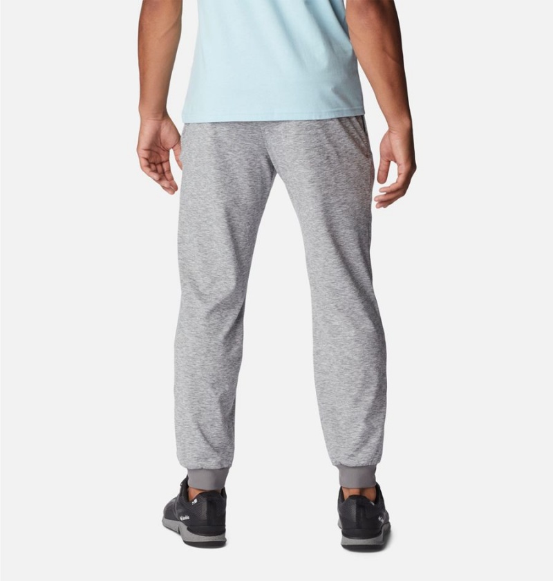 Grey Columbia Tech Trail Knit Joggers Men's Pants | 15439EJGA