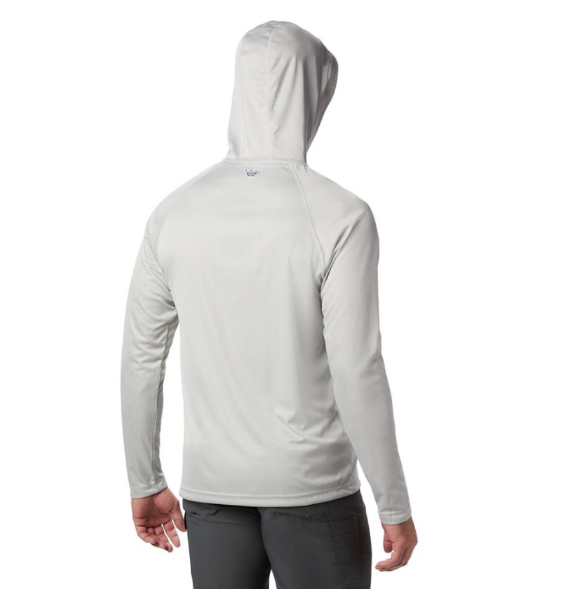 Grey Columbia Terminal Tackle Heather Men's Hoodie | 51623ZSQU