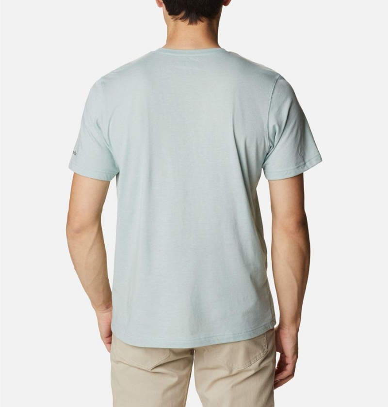 Grey Columbia Thistletown Hills Pocket Men's T-Shirt | 21036MDPG