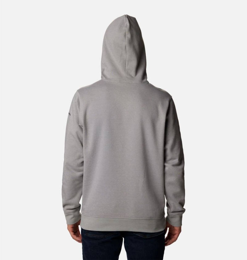 Grey Columbia Trek Men's Hoodie | 89725NGHR