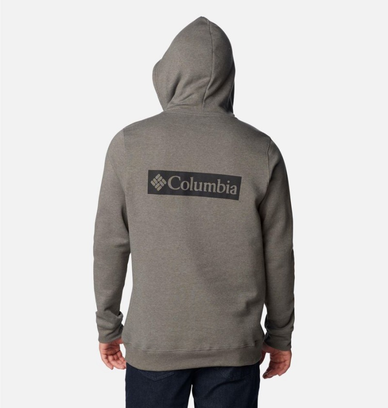 Grey Columbia Trek Men's Hoodie | 92741CNMQ