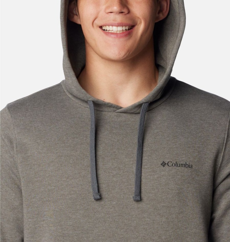 Grey Columbia Trek Men's Hoodie | 92741CNMQ