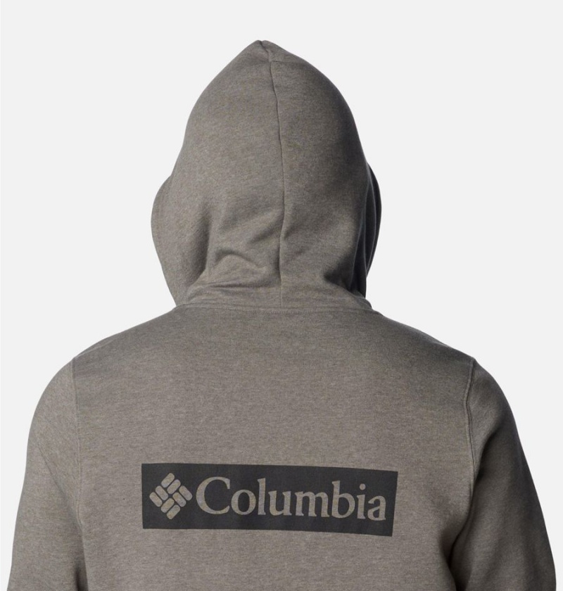 Grey Columbia Trek Men's Hoodie | 92741CNMQ