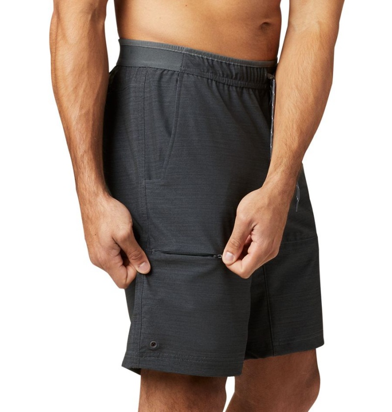 Grey Columbia Twisted Creek Men's Shorts | 06457MEFG