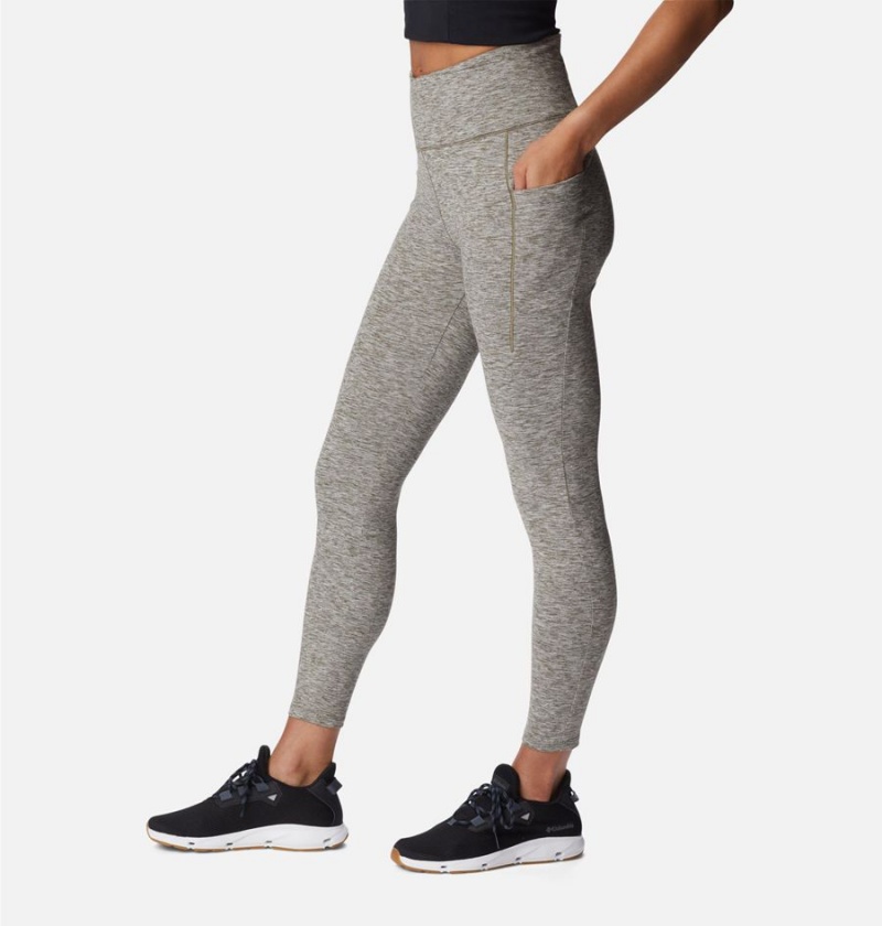 Grey Columbia Weekend Adventure Leggings Women's Pants | 43128WFRN