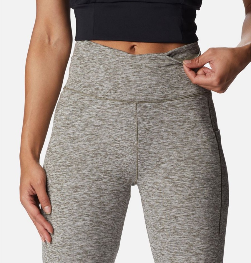 Grey Columbia Weekend Adventure Leggings Women's Pants | 43128WFRN