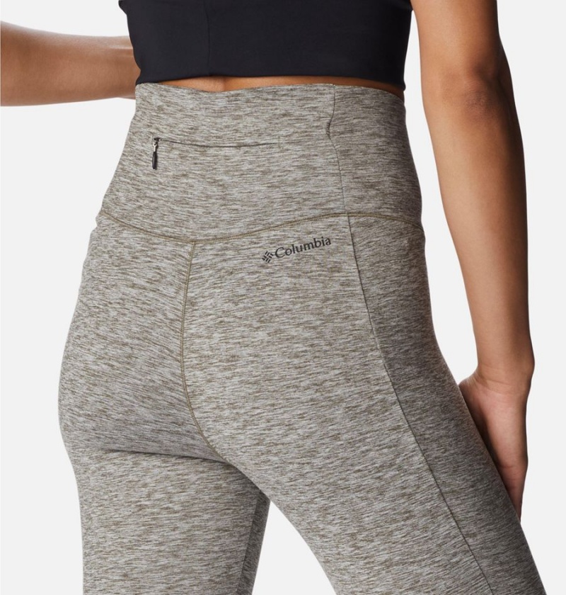 Grey Columbia Weekend Adventure Leggings Women's Pants | 43128WFRN