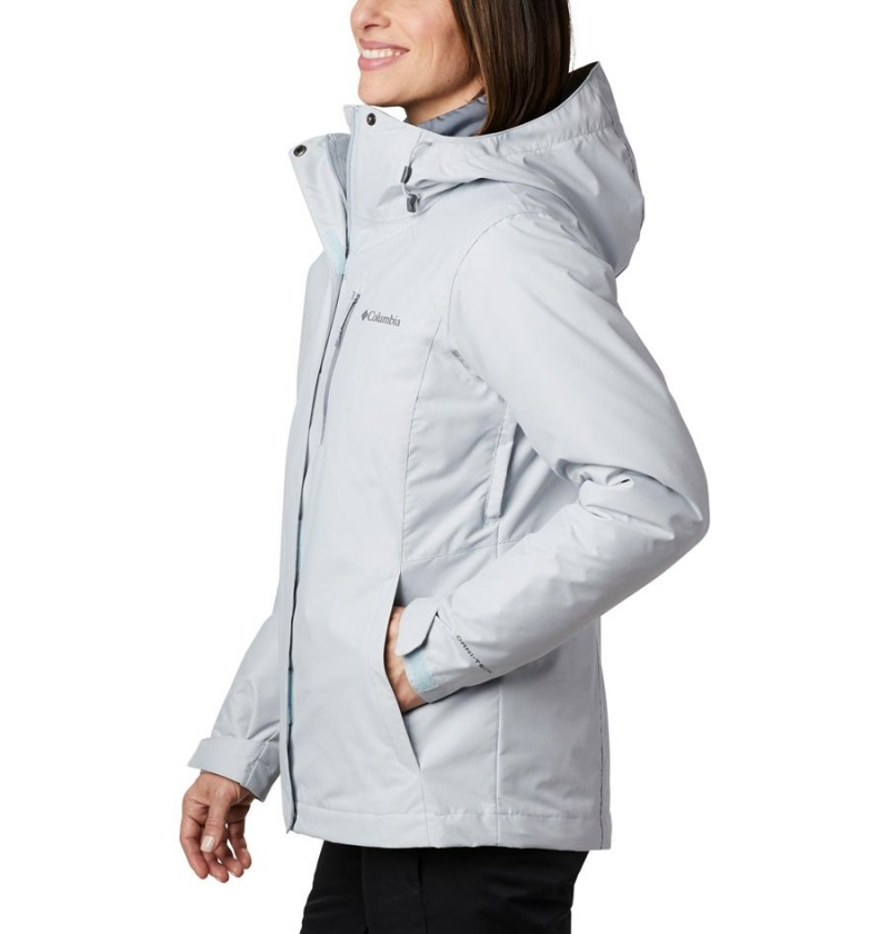 Grey Columbia Whirlibird IV Interchange Women's Ski Jacket | 28670GJPS