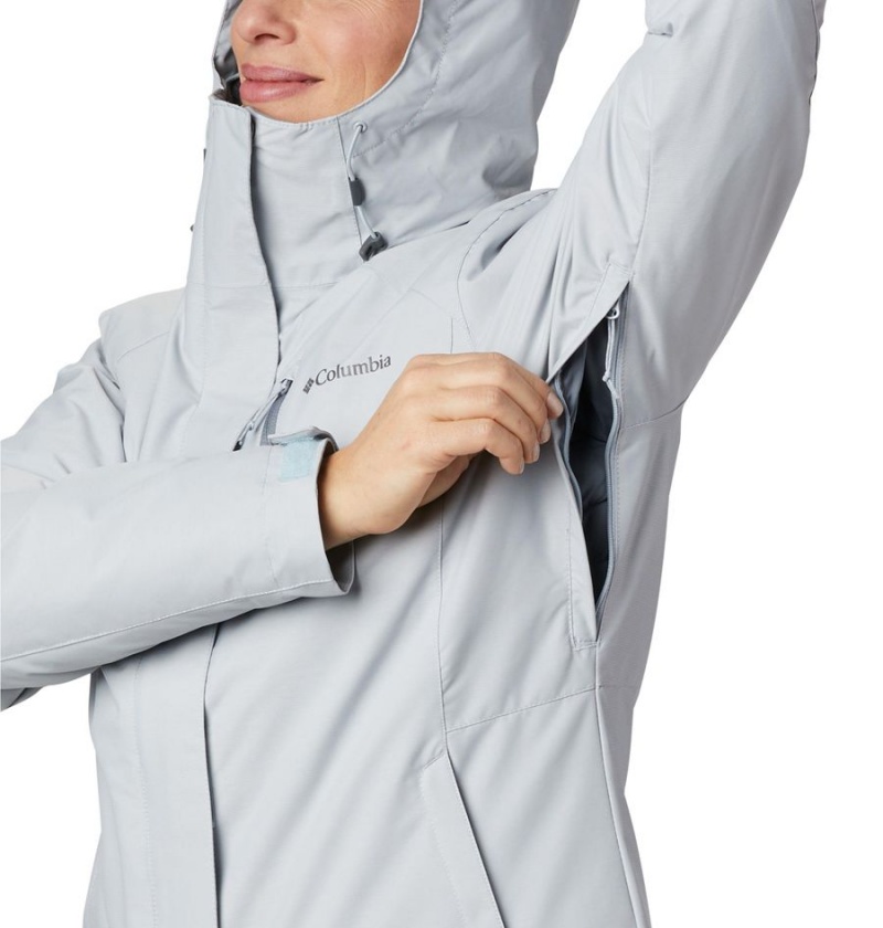 Grey Columbia Whirlibird IV Interchange Women's Ski Jacket | 28670GJPS