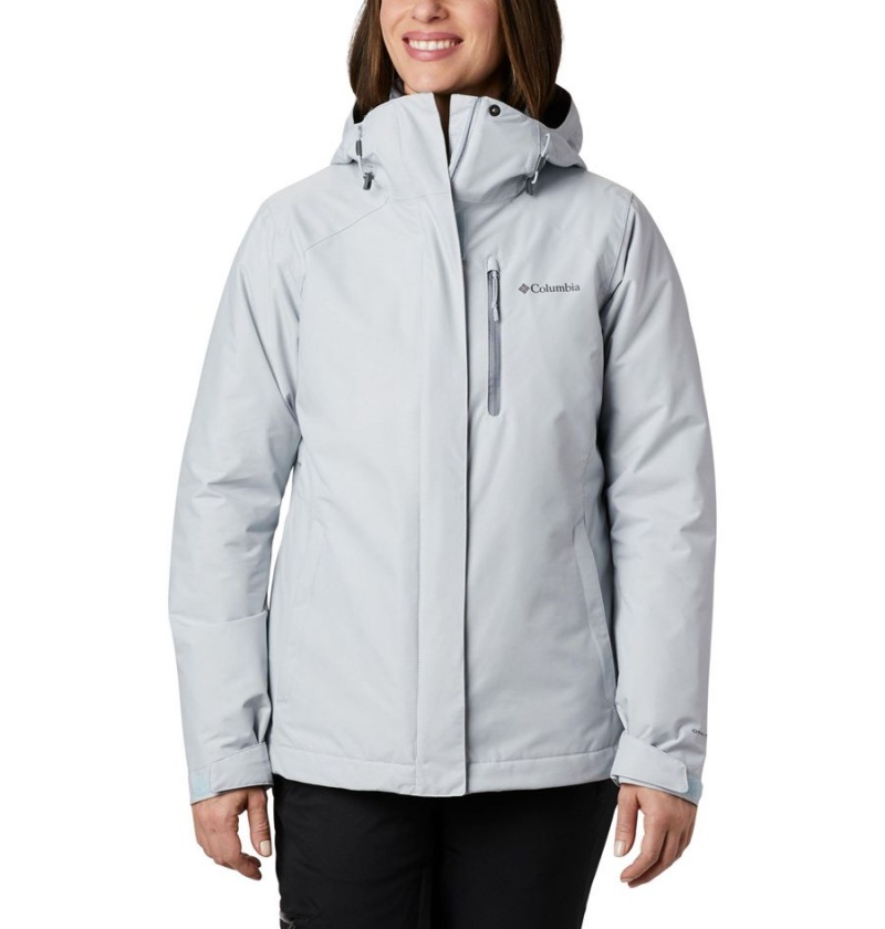 Grey Columbia Whirlibird IV Interchange Women\'s Ski Jacket | 28670GJPS