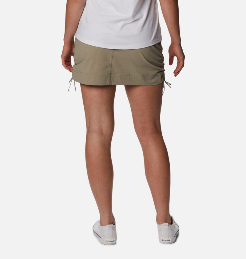 Khaki Columbia Anytime Casual Women's Skirts | 64730KZPB