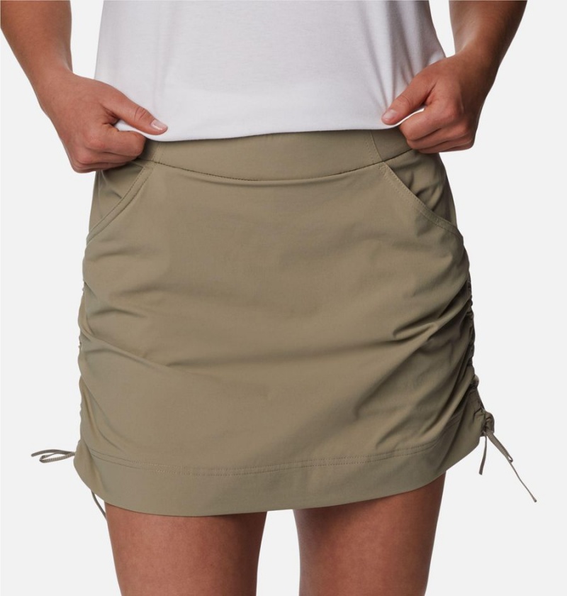 Khaki Columbia Anytime Casual Women's Skirts | 64730KZPB