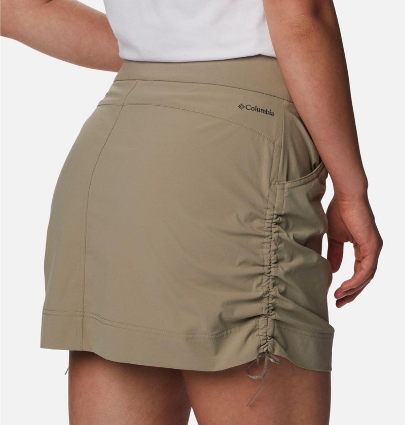 Khaki Columbia Anytime Casual Women's Skirts | 64730KZPB