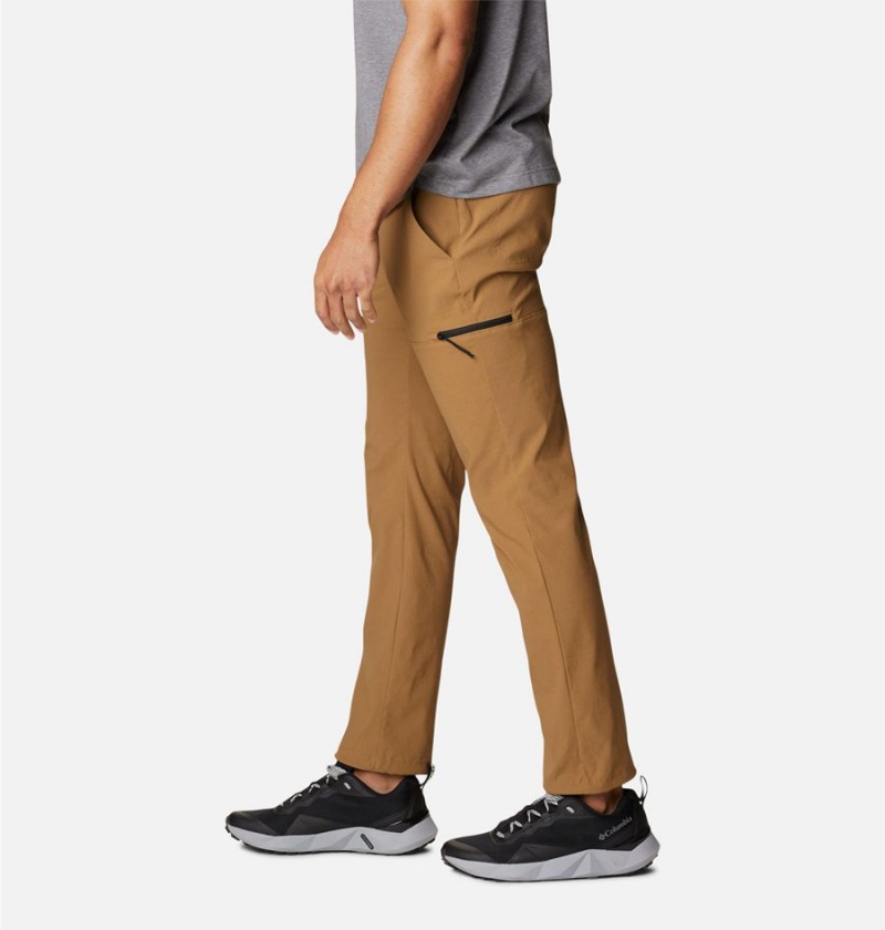 Khaki Columbia Canyon Gate Chino Men's Pants | 94753OEHL