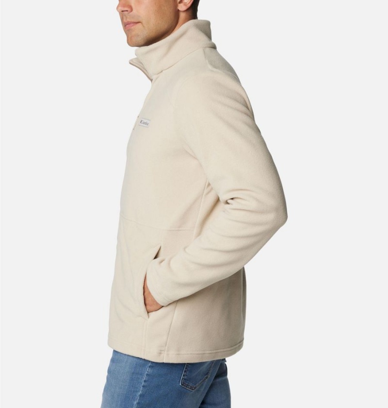 Khaki Columbia Castle Dale Full Zip Men's Fleece Jacket | 23864IMVY