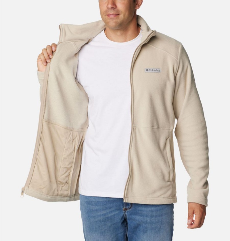 Khaki Columbia Castle Dale Full Zip Men's Fleece Jacket | 23864IMVY