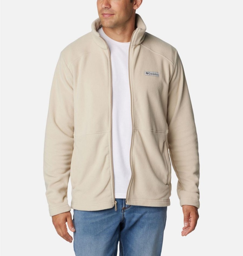 Khaki Columbia Castle Dale Full Zip Men's Fleece Jacket | 23864IMVY