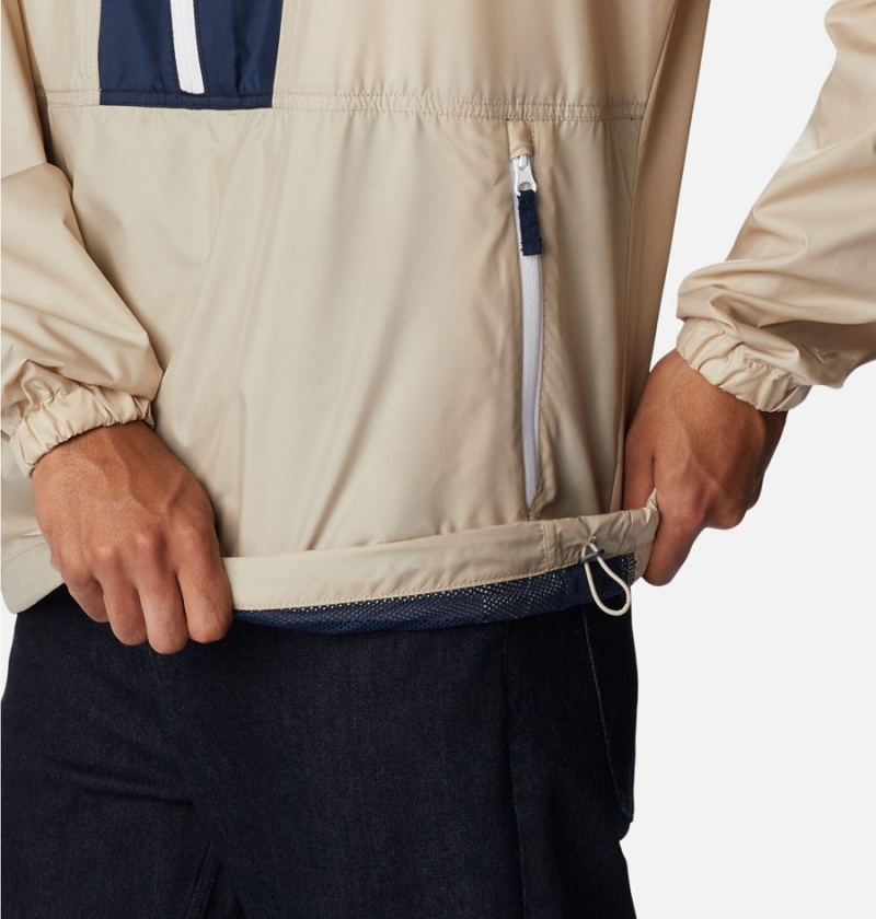 Khaki Columbia Flash Challenger Anorak Jacket Men's Windbreaker | 24960CLGT