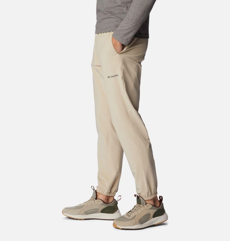 Khaki Columbia Hike Joggers Men's Pants | 94210XBHR