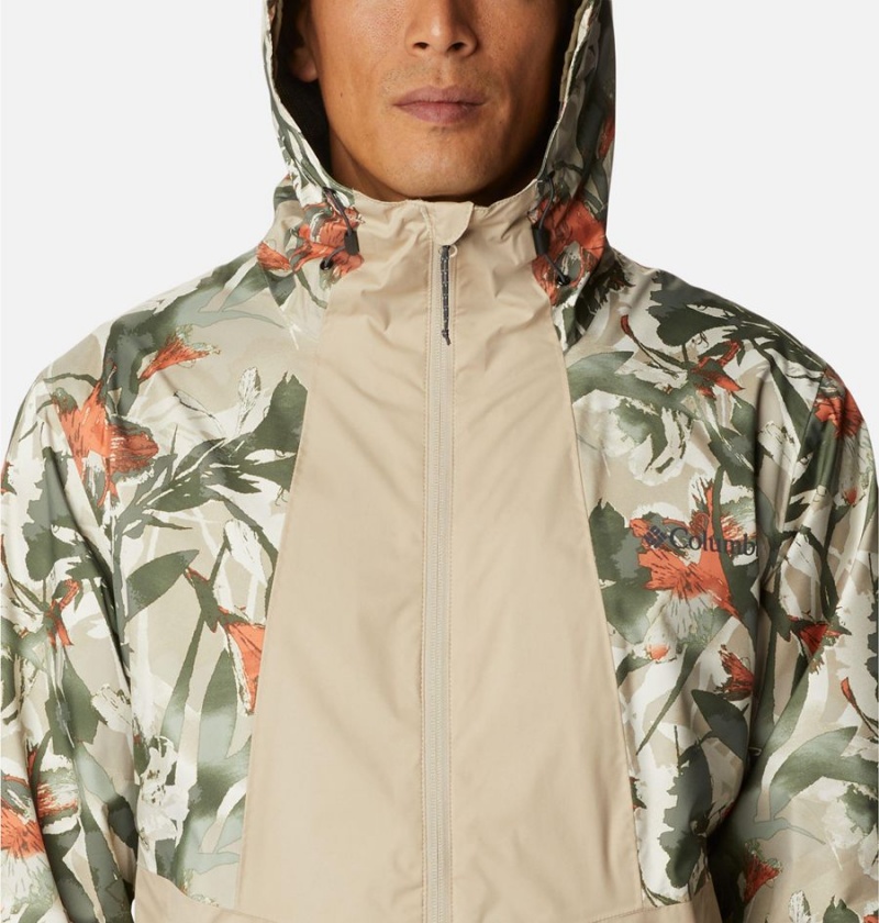 Khaki Columbia Inner Limits II Men's Rain Jacket | 72106LMFH