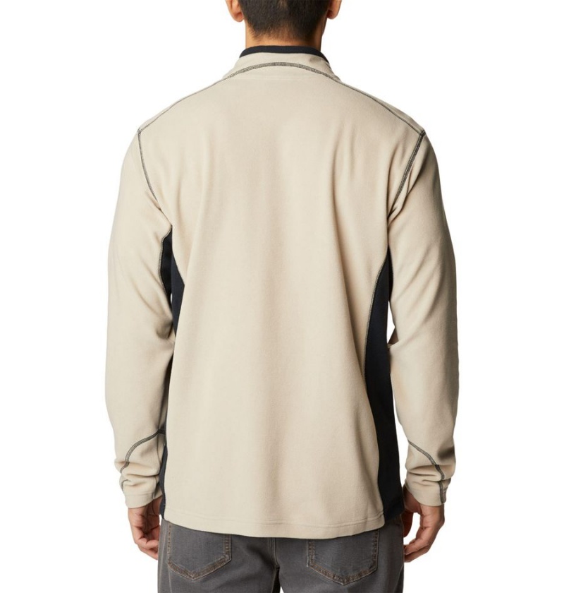 Khaki Columbia Klamath Range II Half Zip Fleece Men's Pullover | 62531TPKG